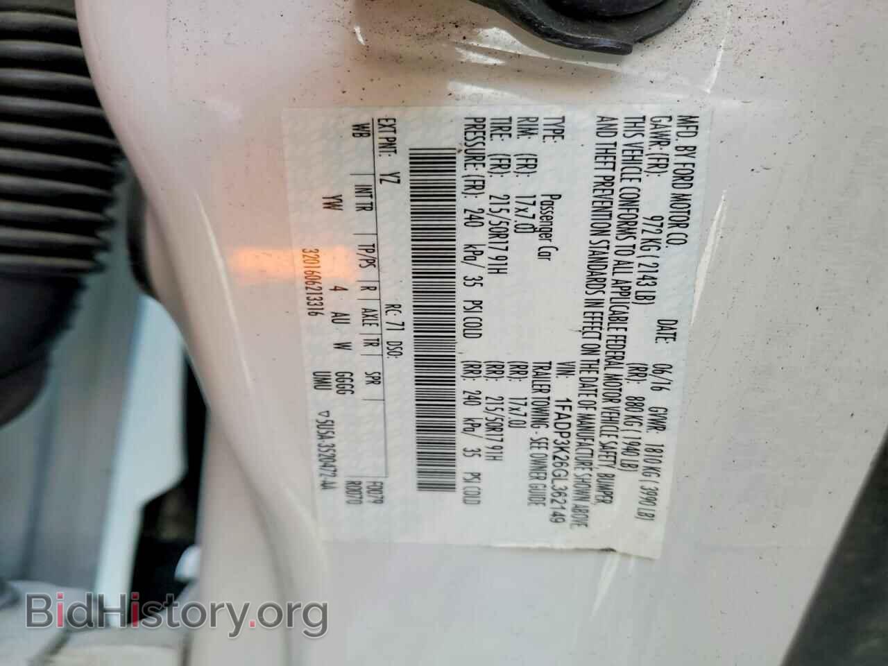 2016 FORD FOCUS - VIN: 1FADP3K26GL362149 - Photo 12