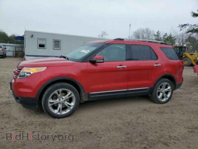 2012 Ford EXPLORER Limited, red — VIN 1FMHK8F85CGA97342, Copart