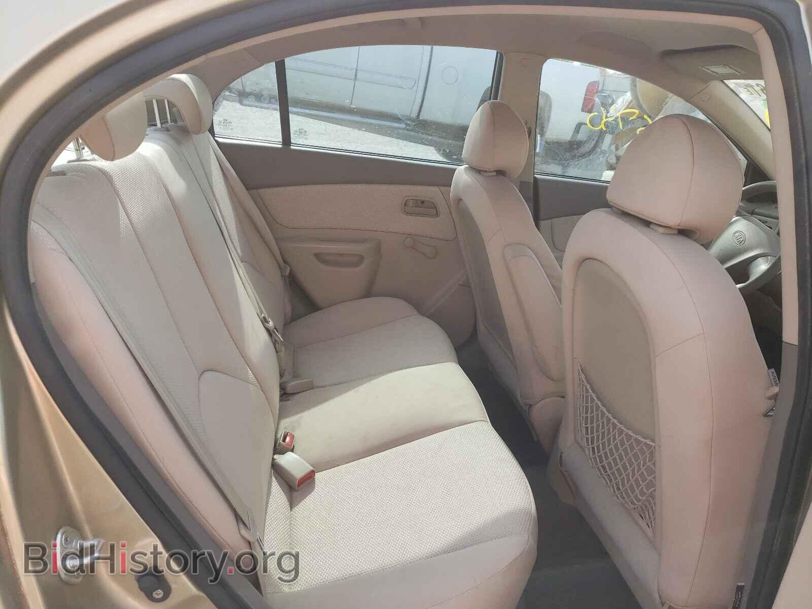 2009 KIA RIO - VIN: KNADE223596574879 - Фото 6