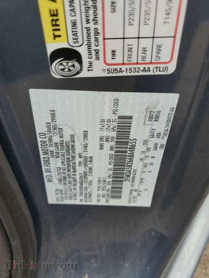2006 FORD FREESTAR - VIN: 2FMDA58266BA48655 - Фото 10
