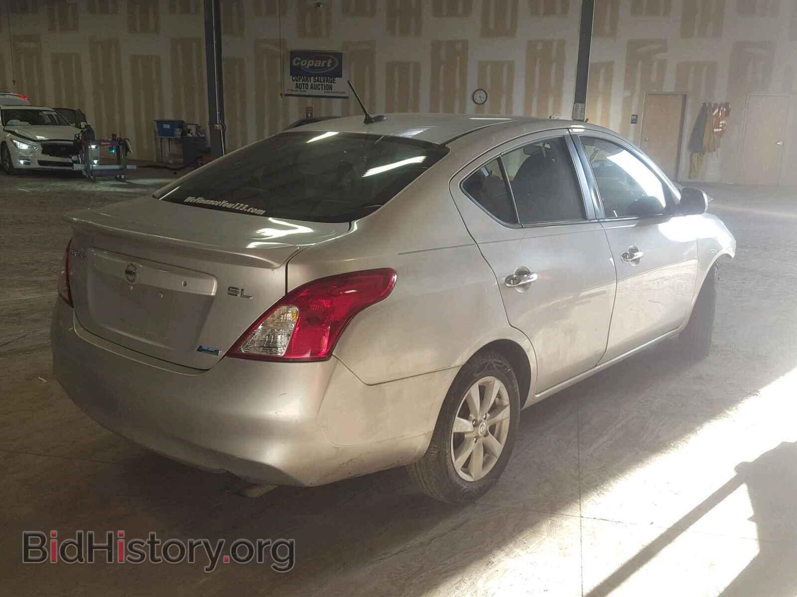 2012 NISSAN VERSA - VIN: 3N1CN7AP7CL858577 - Фото 4