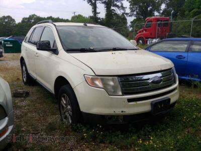 2008 Ford EDGE Edge SEL, белый — VIN 2FMDK48C38BA35400, Copart