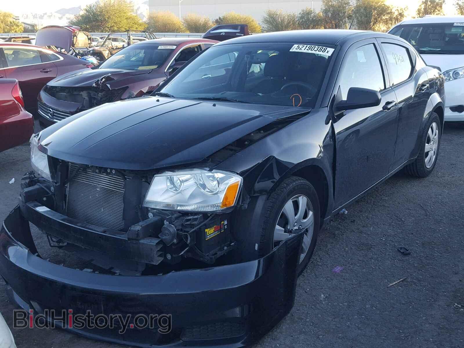 2012 DODGE AVENGER - VIN: 1C3CDZAB0CN165807 - Фото 2