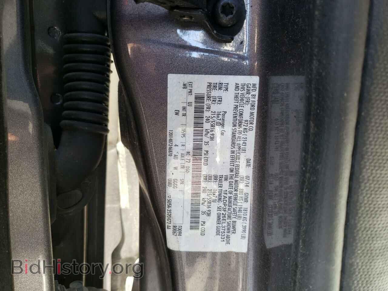 2014 FORD FOCUS - VIN: 1FADP3F26EL375331 - Photo 10