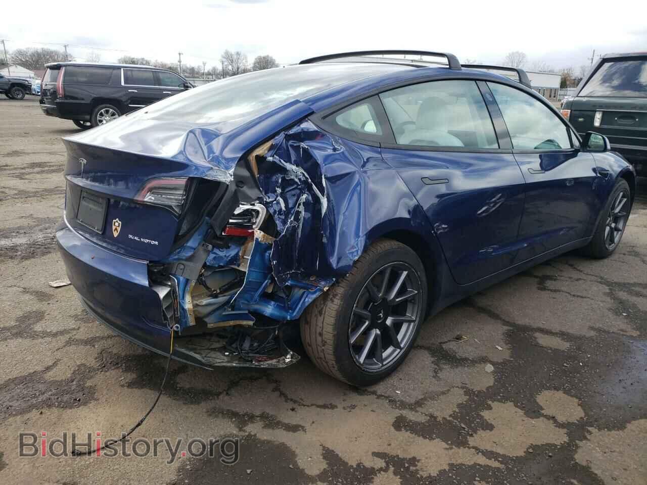 2022 TESLA MODEL 3 - VIN: 5YJ3E1EB0NF104060 - Фото 3
