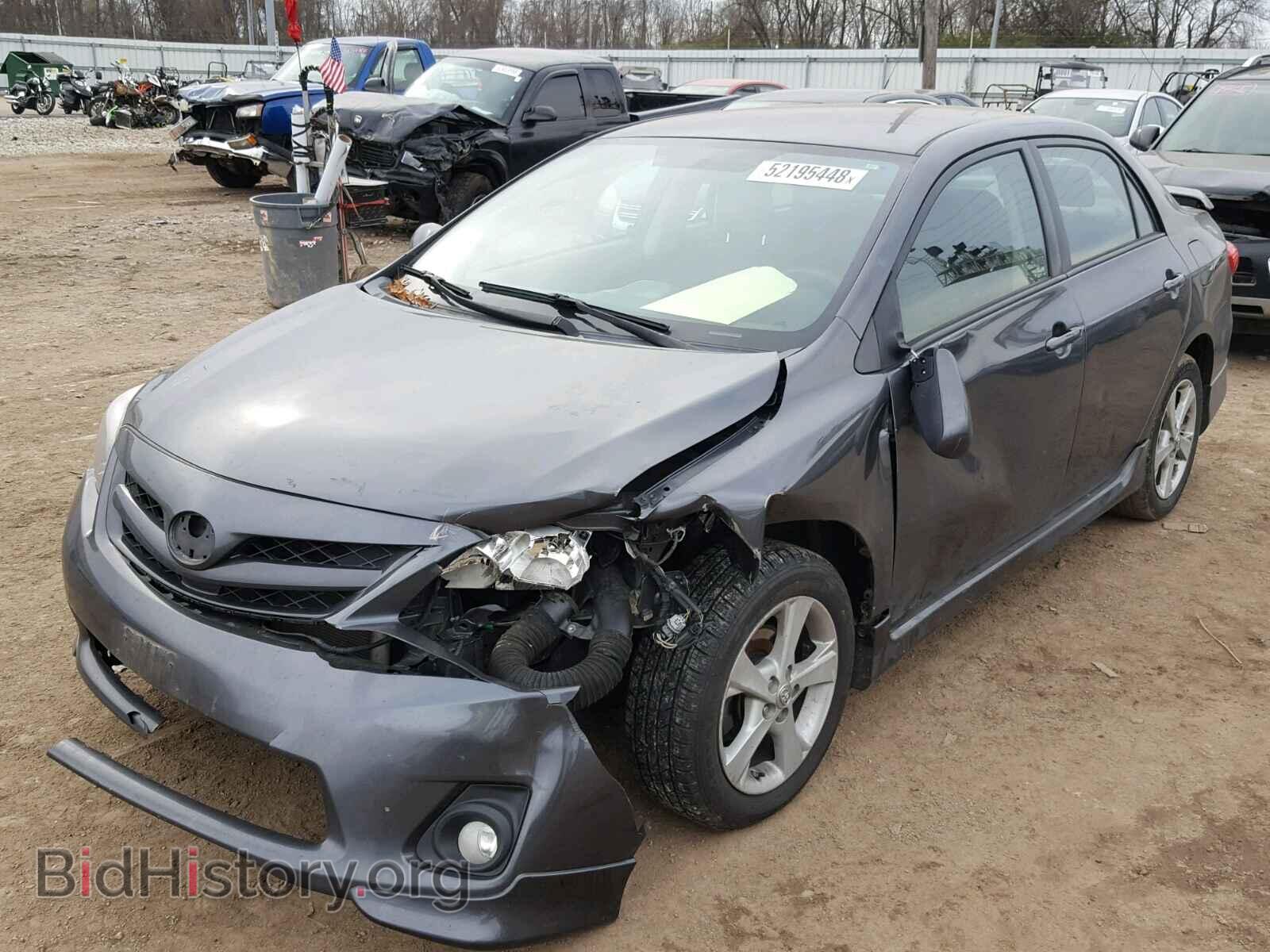 2012 TOYOTA COROLLA BA - VIN: 2T1BU4EE2CC790582 - Фото 2
