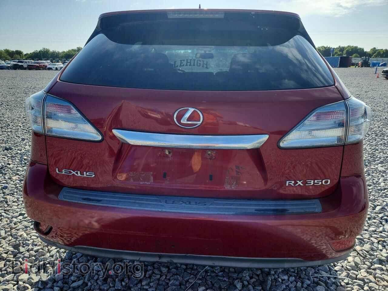 2010 LEXUS RX350 - VIN: 2T2BK1BA7AC054266 - Фото 6