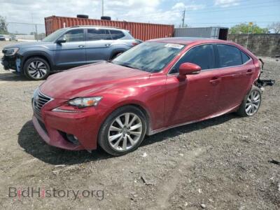 2015 Lexus IS 250, red — VIN JTHBF1D25F5056020, Copart