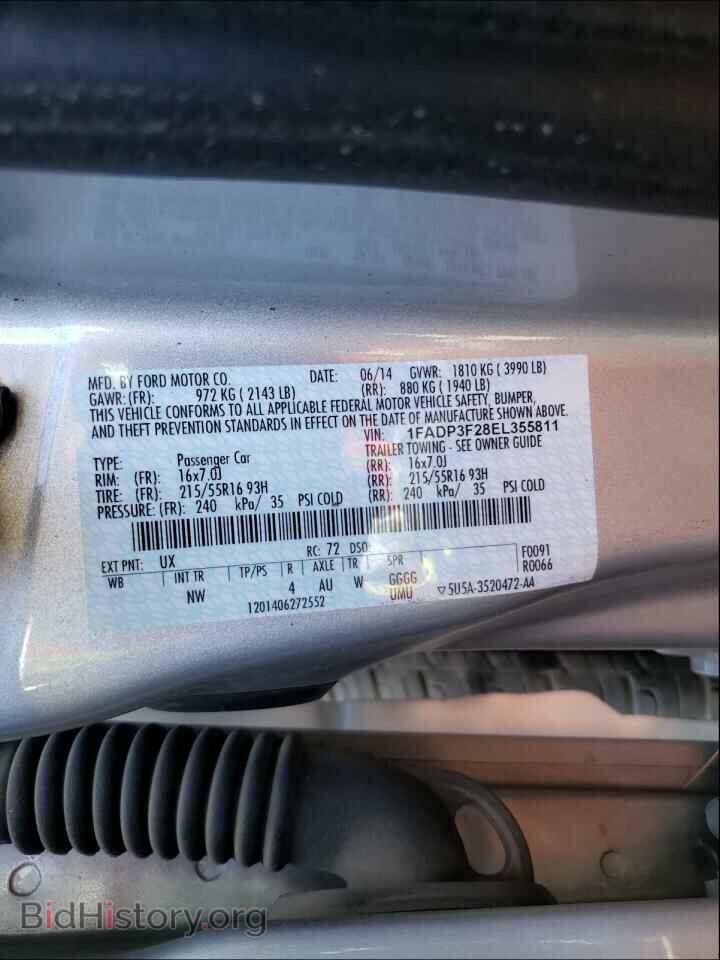 2014 FORD FOCUS - VIN: 1FADP3F28EL355811 - Photo 10