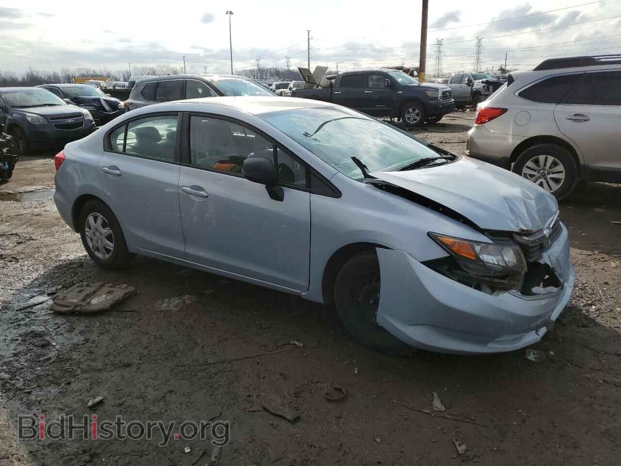 2012 HONDA CIVIC - VIN: 19XFB2F57CE362504 - Фото 4