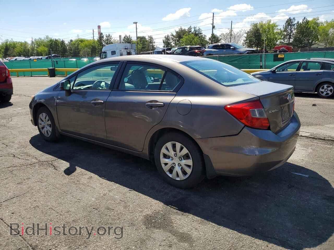 2012 HONDA CIVIC - VIN: 2HGFB2F51CH588656 - Фото 2