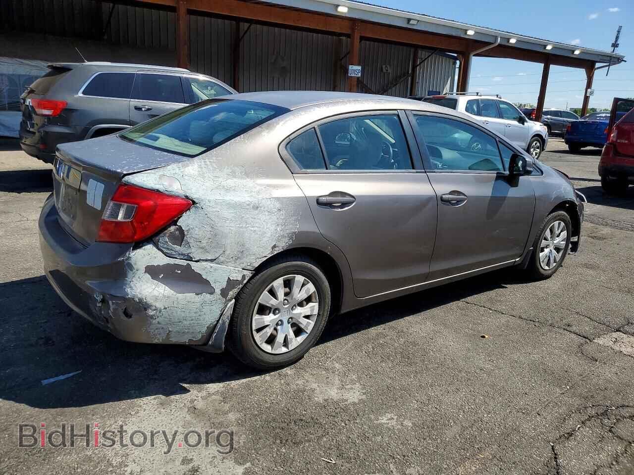 2012 HONDA CIVIC - VIN: 2HGFB2F51CH588656 - Фото 3