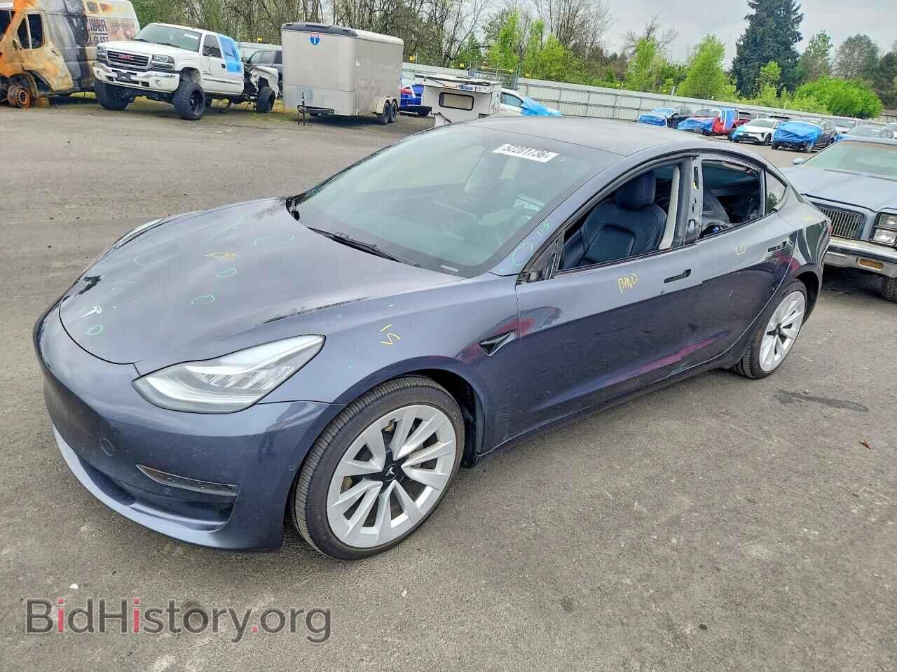Фотография 5YJ3E1EB9NF263403 - TESLA MODEL 3 2022