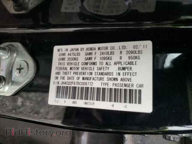 2011 ACURA TSX - VIN: JH4CU2F67BC009772 - Фото 10