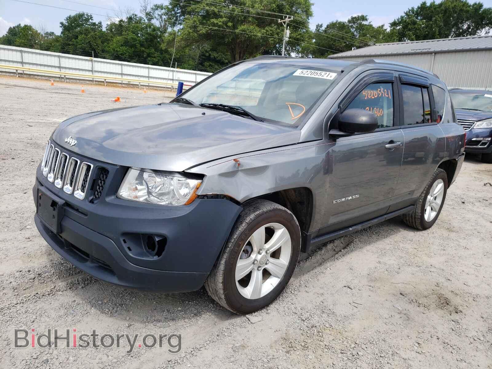2012 JEEP COMPASS - VIN: 1C4NJDEB3CD717381 - Фото 2
