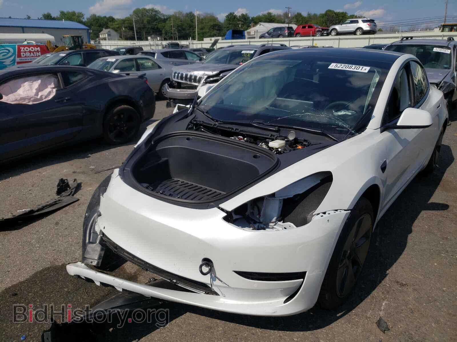 2021 TESLA MODEL 3 - VIN: 5YJ3E1EA0MF977412 - Фото 2