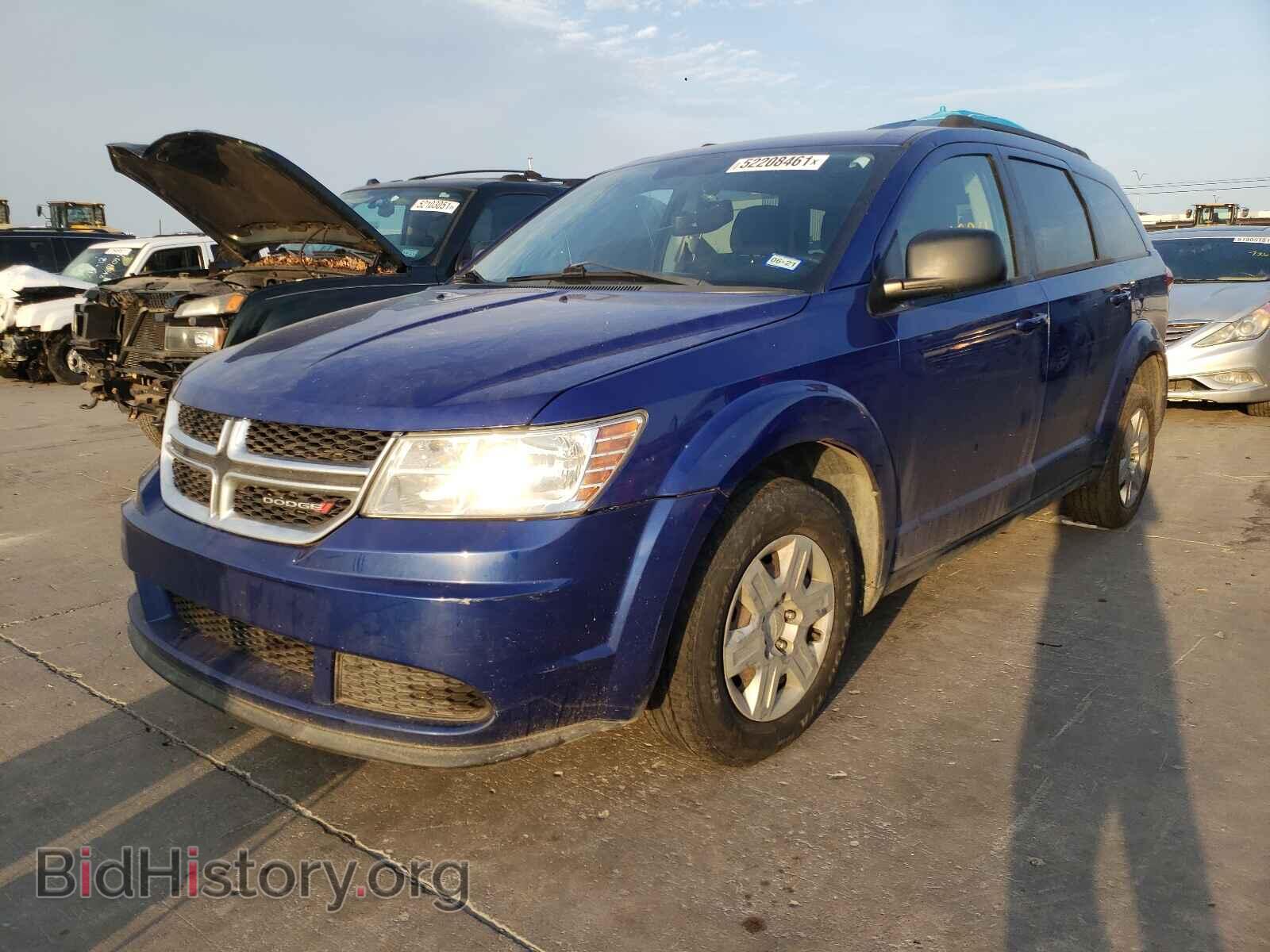 2012 DODGE JOURNEY - VIN: 3C4PDCAB1CT257163 - Фото 2