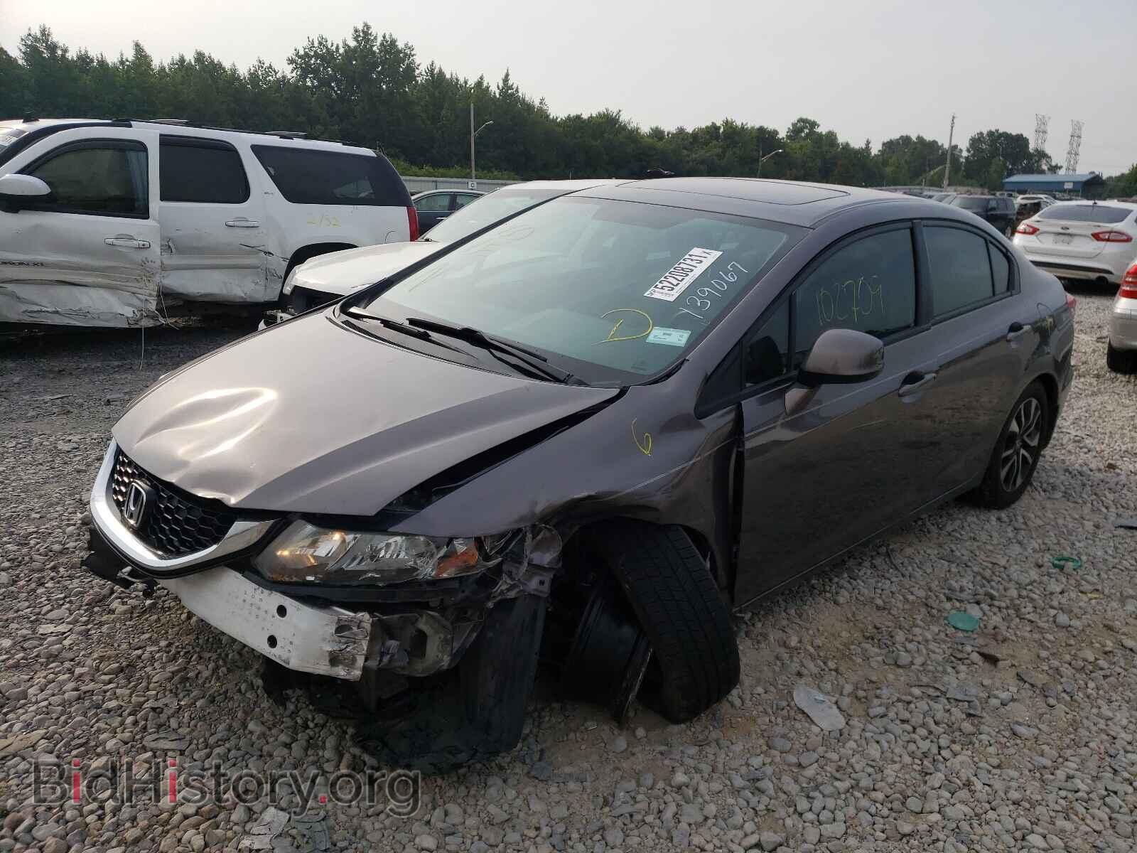 2013 HONDA CIVIC - VIN: 19XFB2F80DE032361 - Фото 2