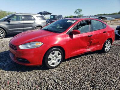 2013 Dodge DART SE, красный — VIN 1C3CDFAA5DD118088, Copart