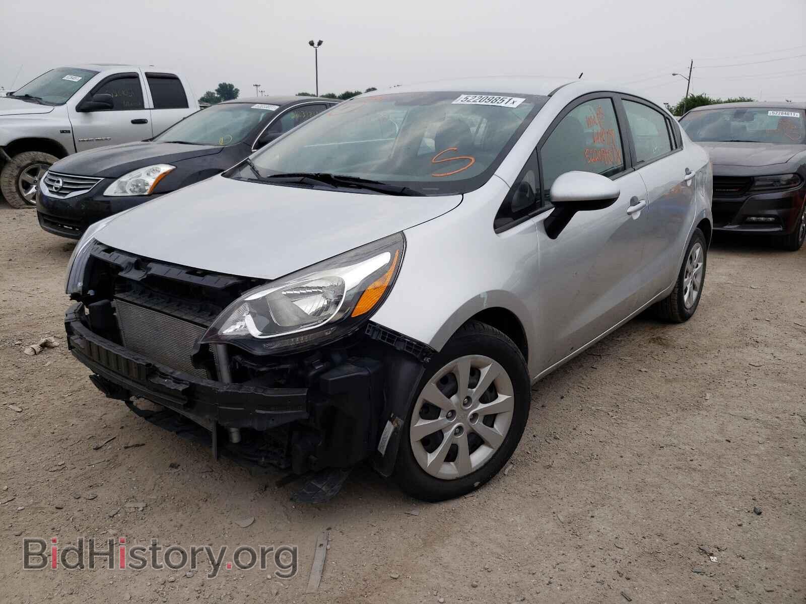 2013 KIA RIO - VIN: KNADM4A30D6099716 - Фото 2