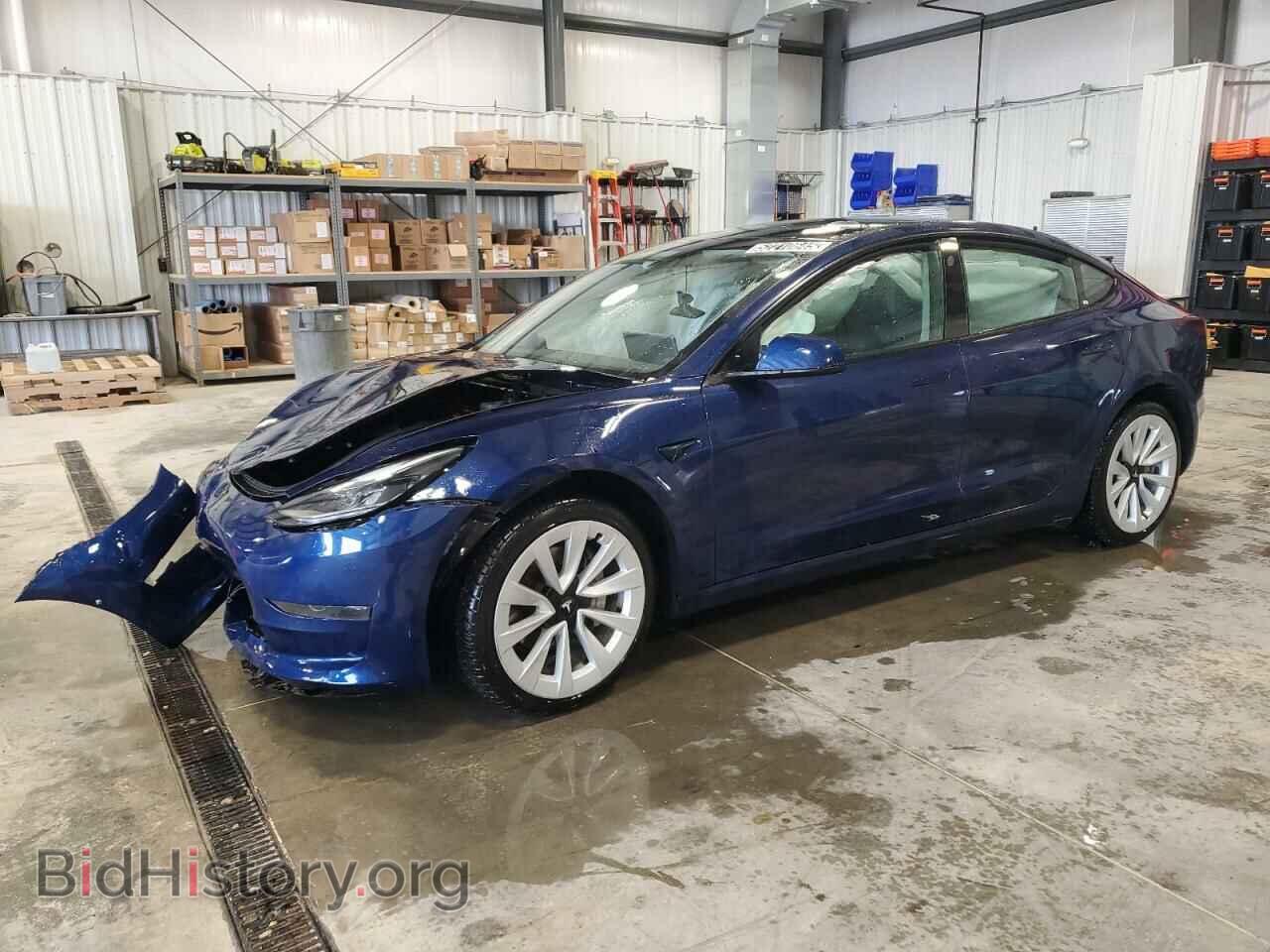 Фотография 5YJ3E1EA1NF371070 - TESLA MODEL 3 2022