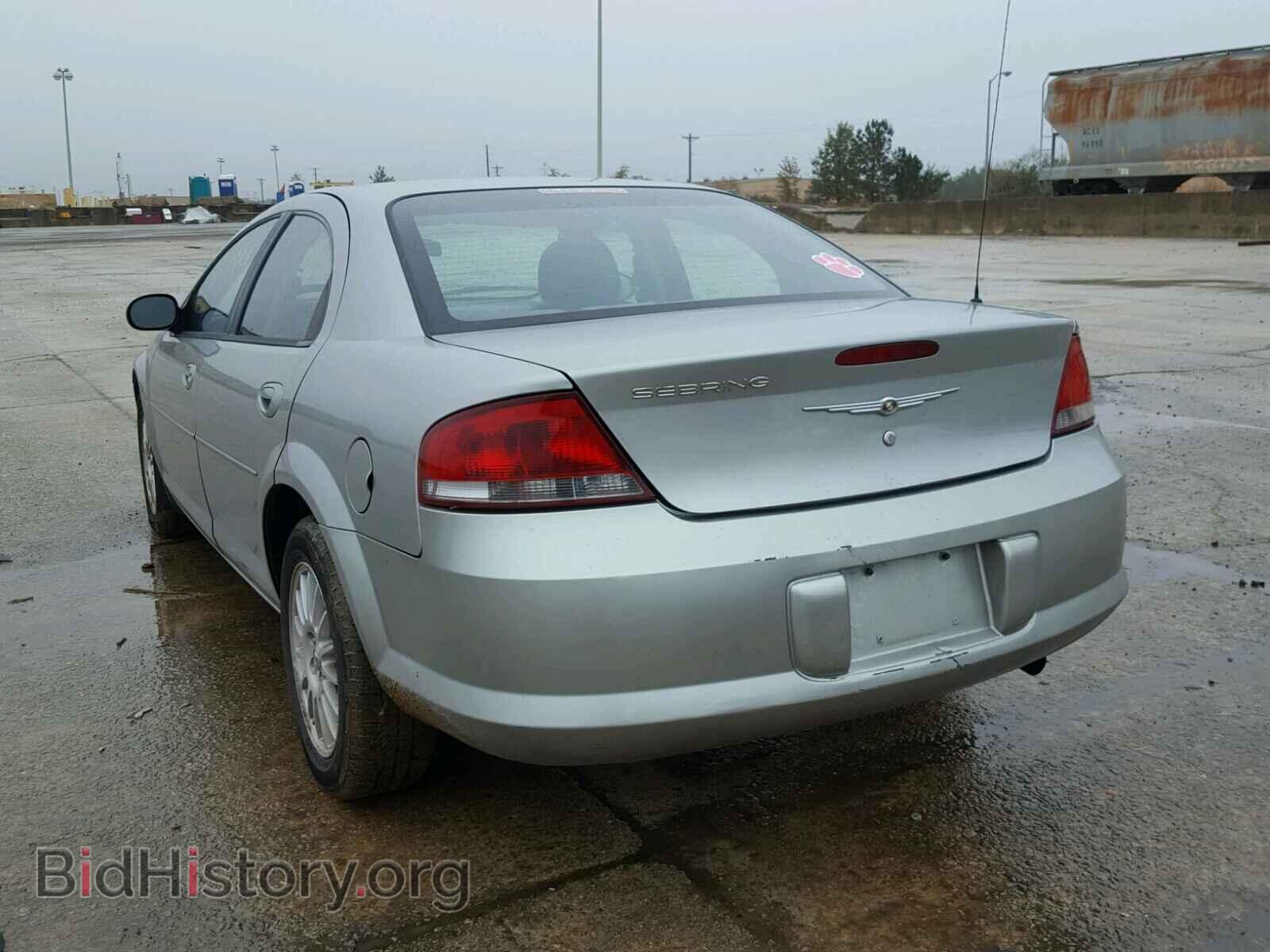 2004 CHRYSLER SEBRING - VIN: 1C3EL46X34N302274 - Фото 3