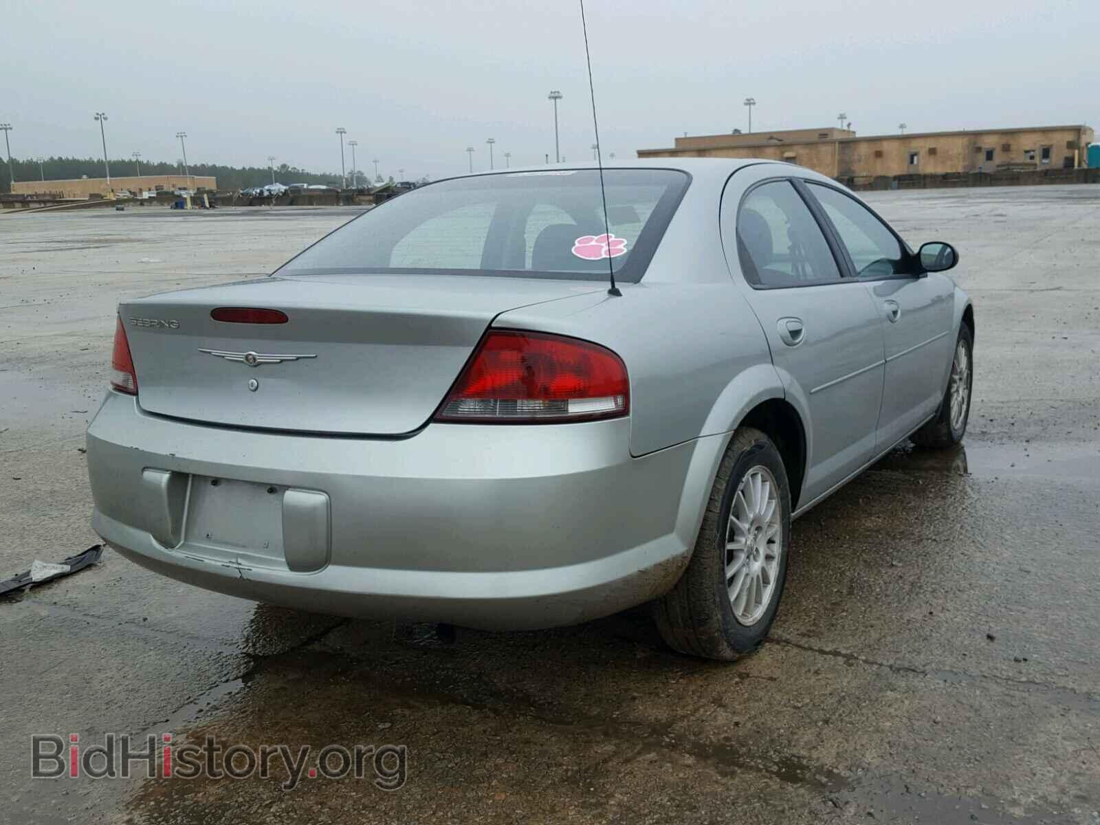 2004 CHRYSLER SEBRING - VIN: 1C3EL46X34N302274 - Фото 4