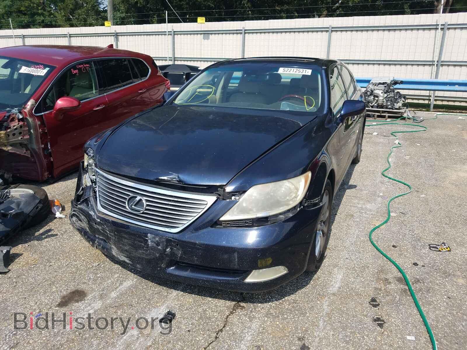 2007 LEXUS LS460 - VIN: JTHBL46F375003960 - Фото 2