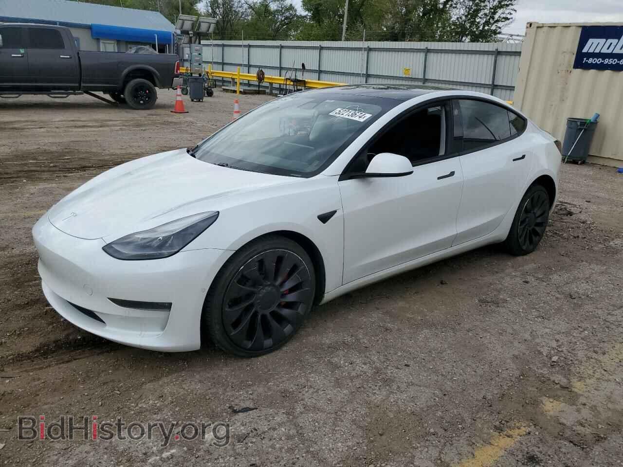 Photo 5YJ3E1EC9MF992363 - TESLA MODEL 3 2021