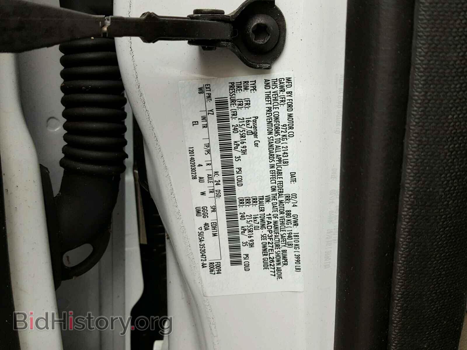 2014 FORD FOCUS - VIN: 1FADP3F27EL262777 - Photo 10