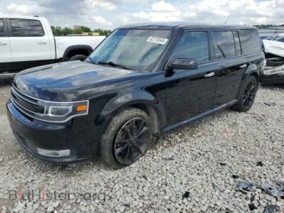 2016 Ford FLEX LIMITED, черный — VIN 2FMHK6D81GBA03185, Copart