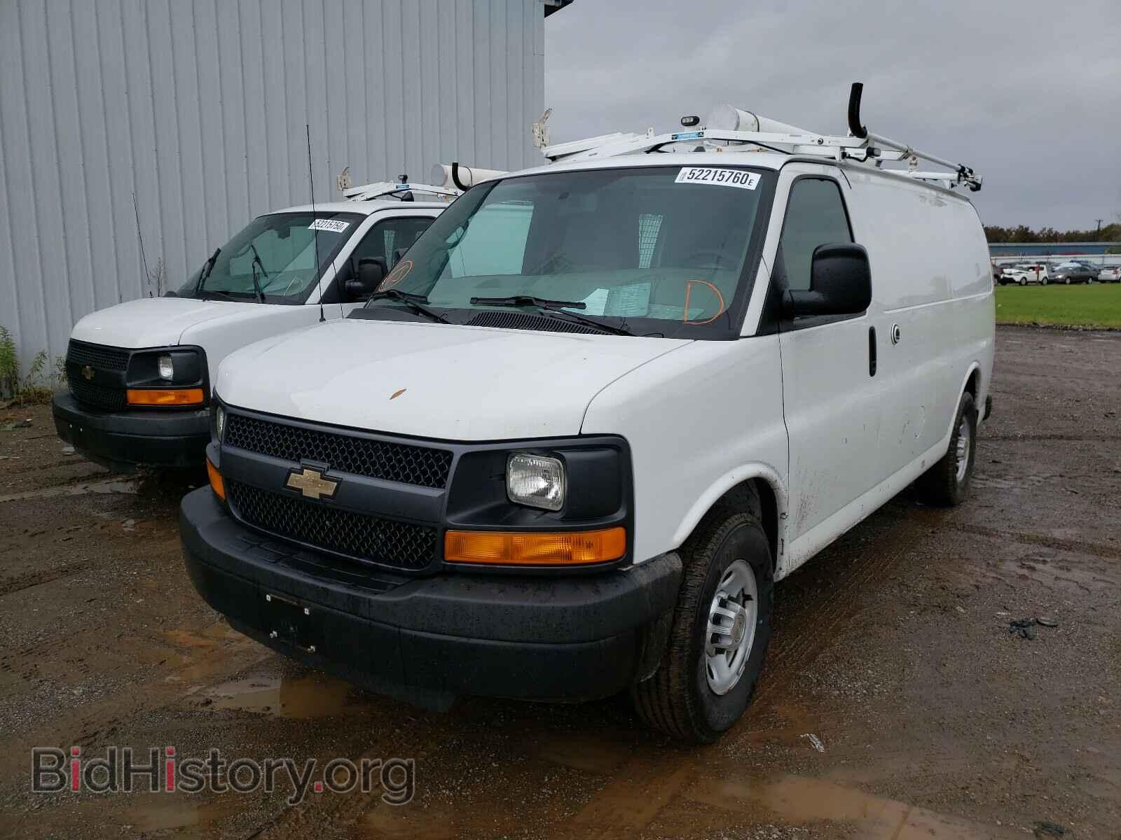 2013 CHEVROLET EXPRESS - VIN: 1GCWGFCB2D1902123 - Фото 2