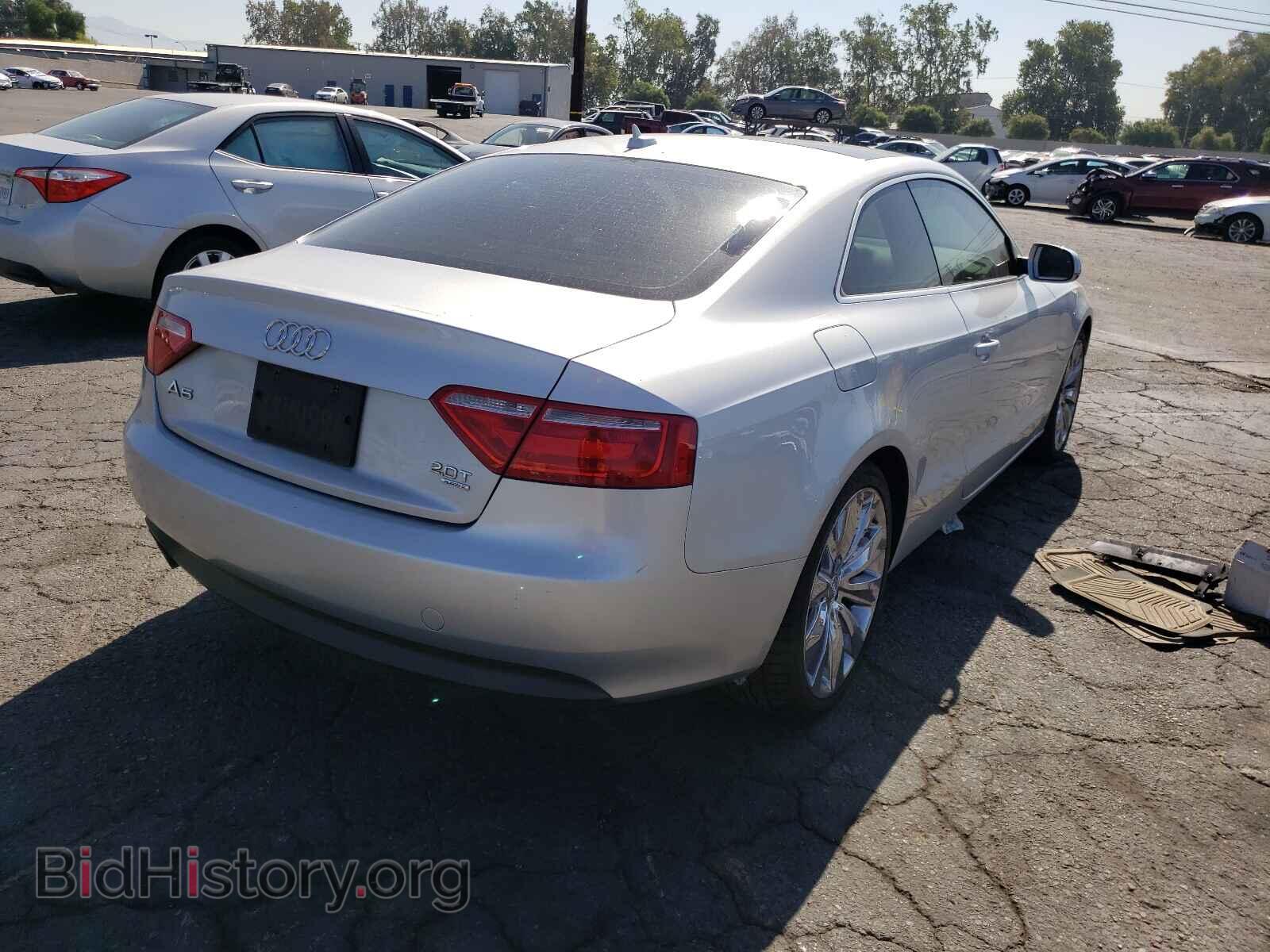 2012 AUDI A5 - VIN: WAUCFAFR2CA036632 - Фото 4
