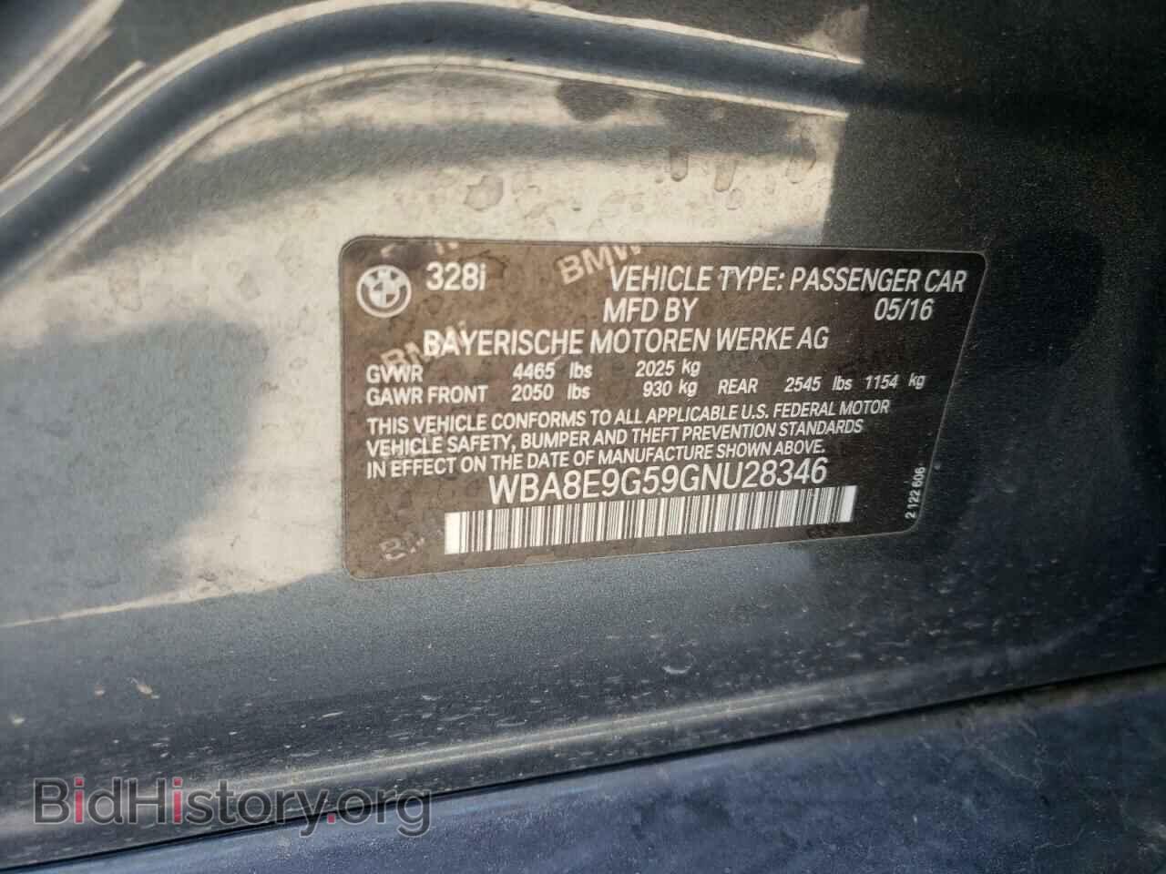 2016 BMW 3 SERIES - VIN: WBA8E9G59GNU28346 - Фото 10