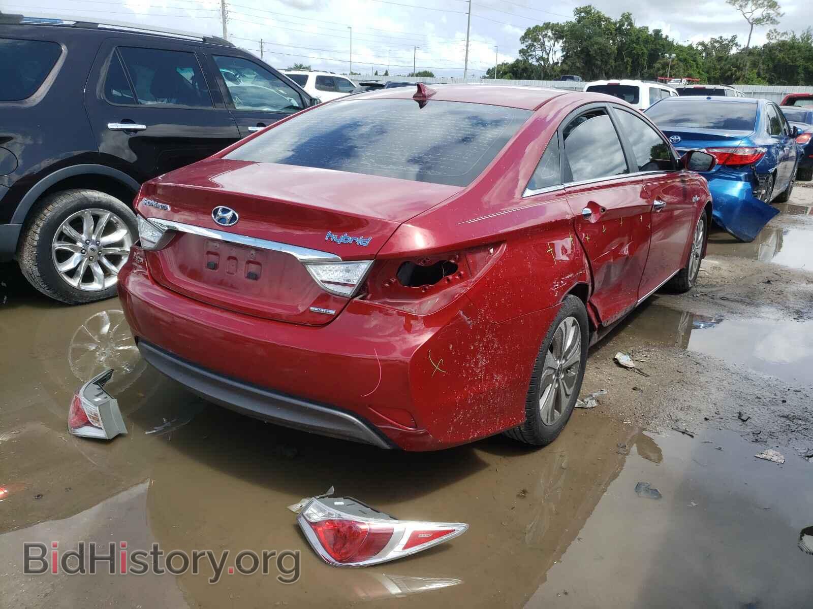 2013 HYUNDAI SONATA - VIN: KMHEC4A41DA081592 - Фото 4
