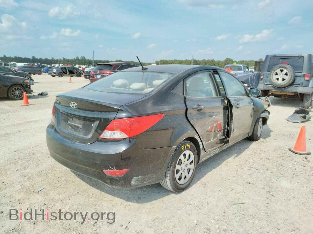 2012 HYUNDAI ACCENT - VIN: KMHCT4AEXCU155007 - Photo 4