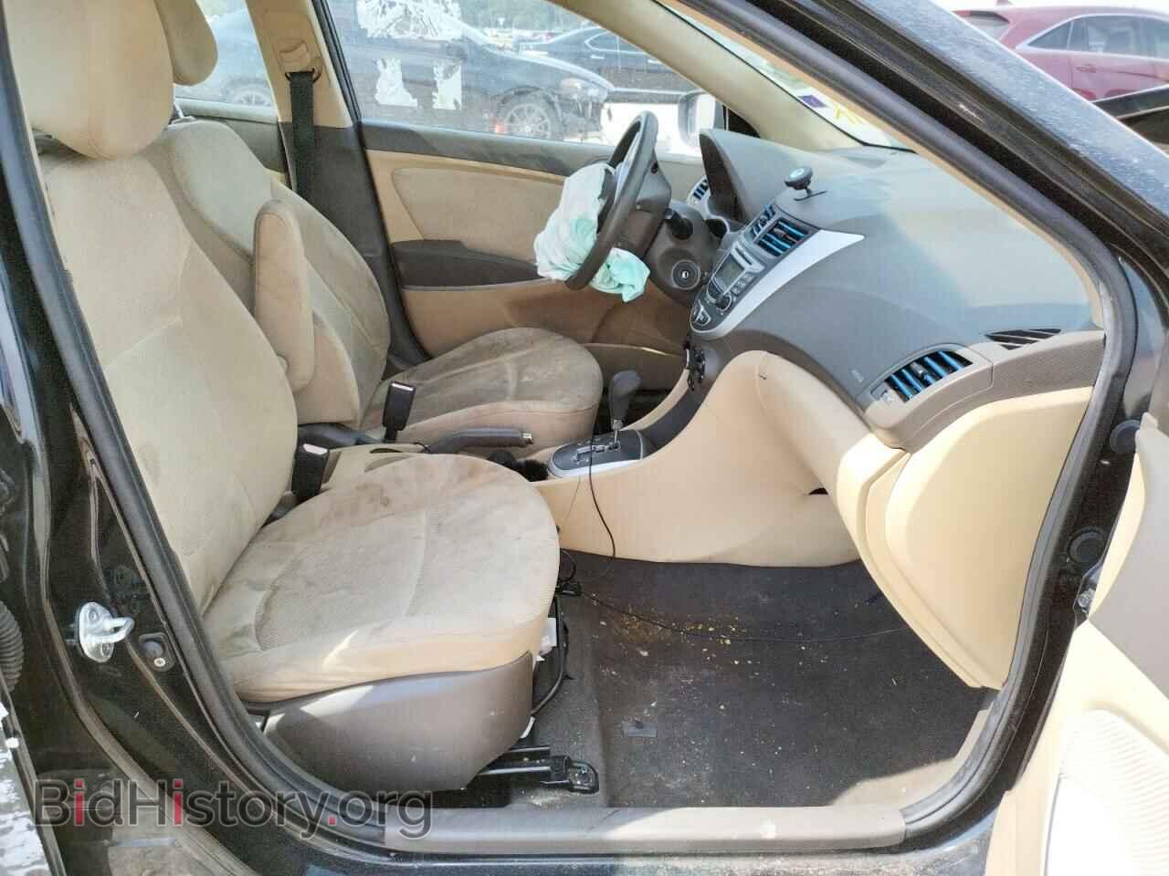 2012 HYUNDAI ACCENT - VIN: KMHCT4AEXCU155007 - Photo 5