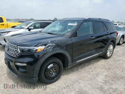 2021 Ford EXPLORER Limited, black — VIN 1FMSK7FH5MGA14834, Copart