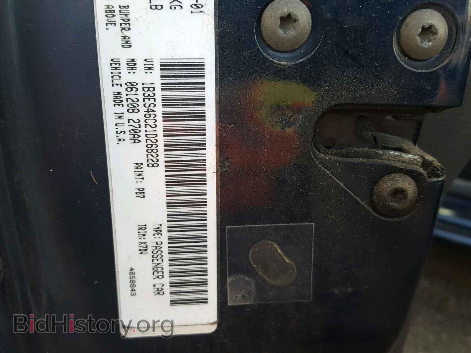 2001 DODGE NEON - VIN: 1B3ES46C21D268228 - Фото 10