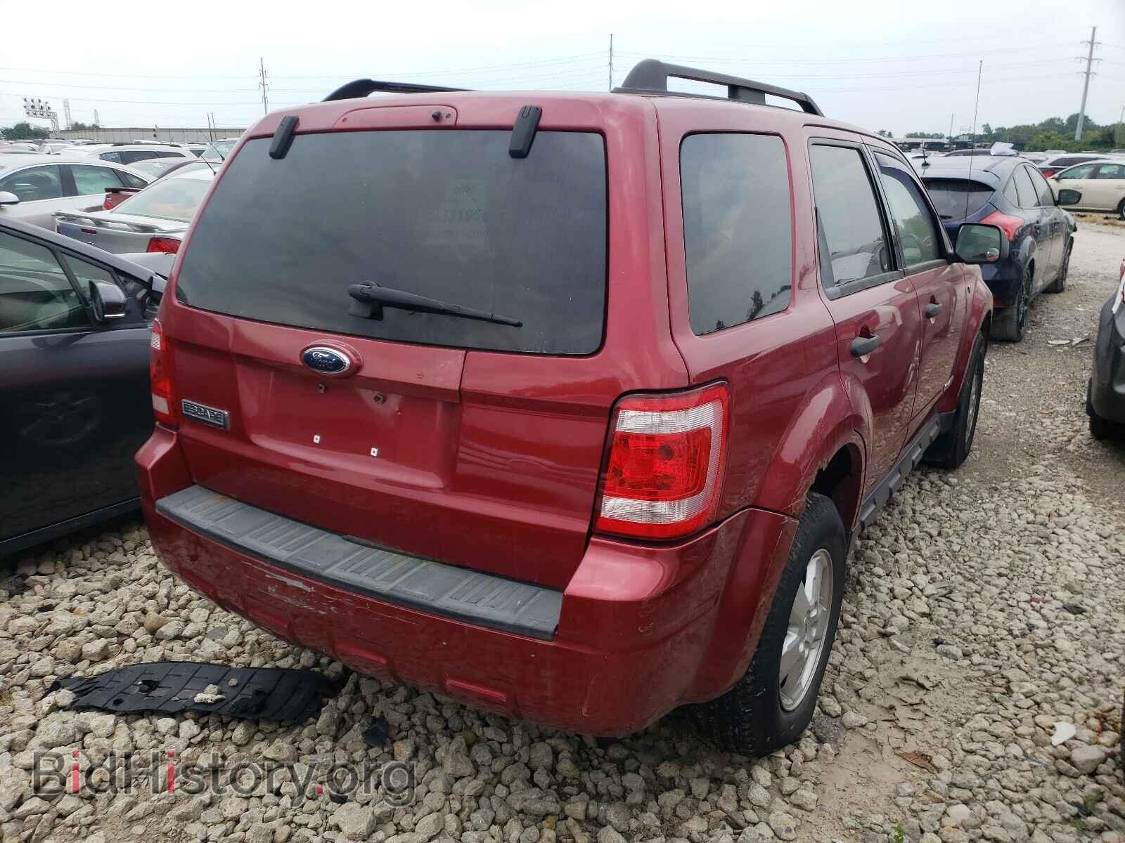 2008 FORD ESCAPE - VIN: 1FMCU03178KC23105 - Фото 4