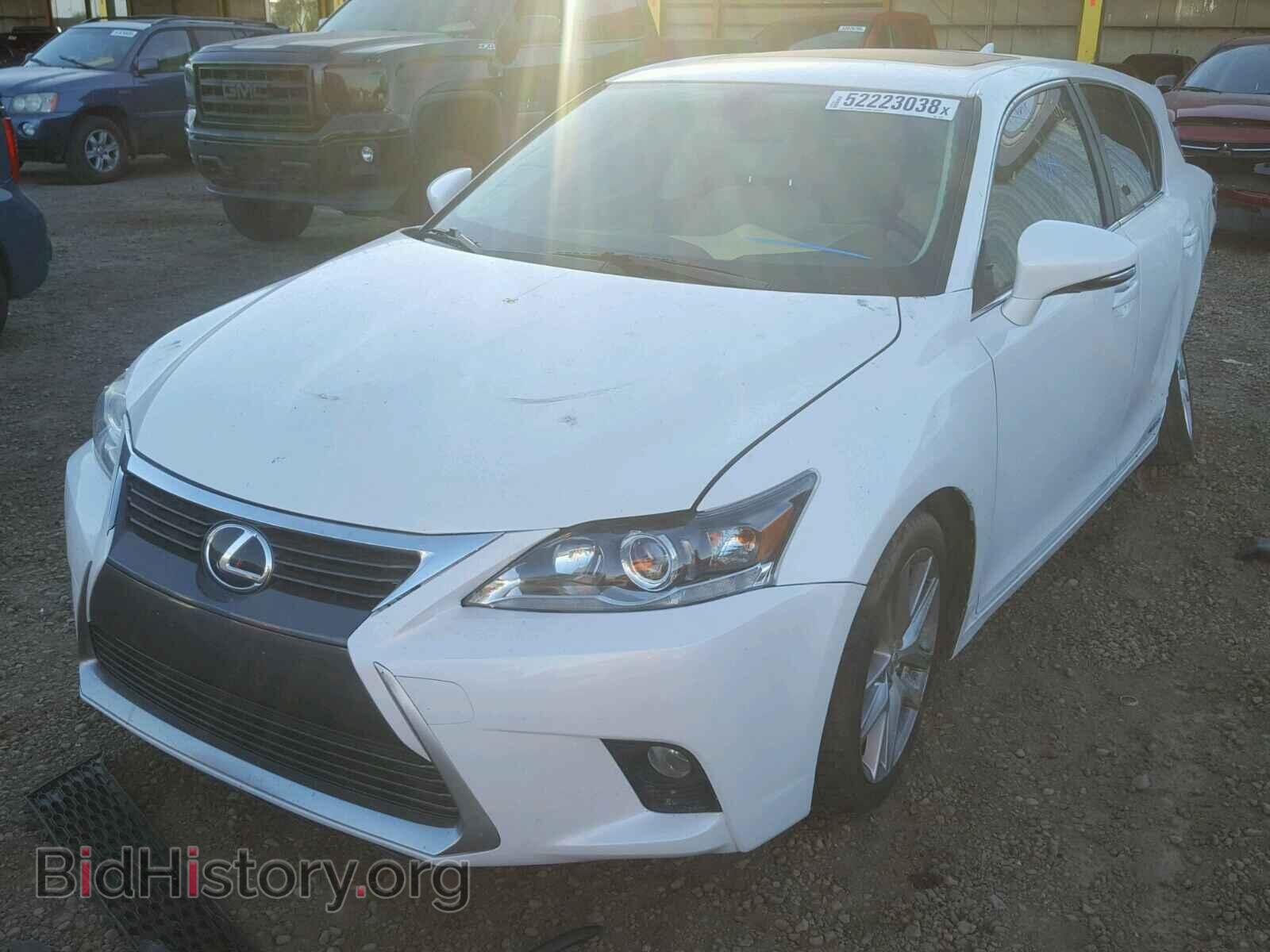 2014 LEXUS CT 200 - VIN: JTHKD5BH7E2182447 - Фото 2