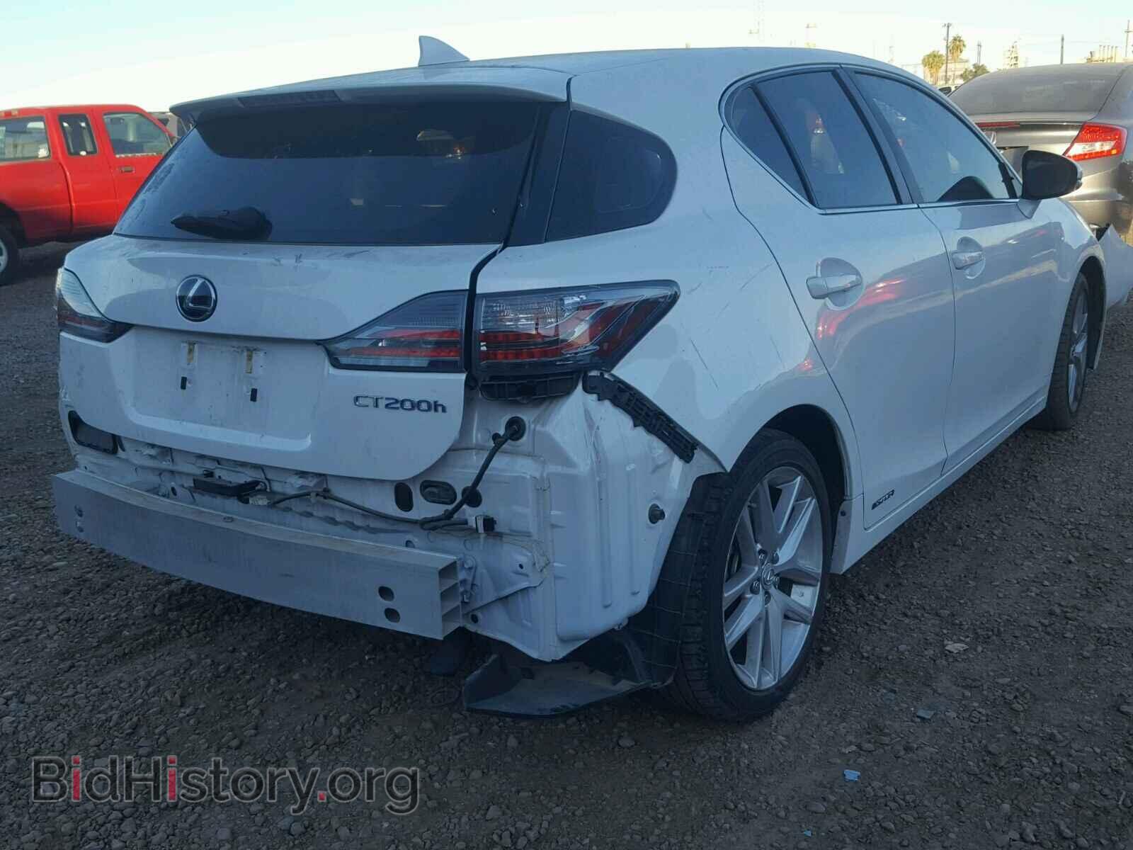 2014 LEXUS CT 200 - VIN: JTHKD5BH7E2182447 - Фото 4