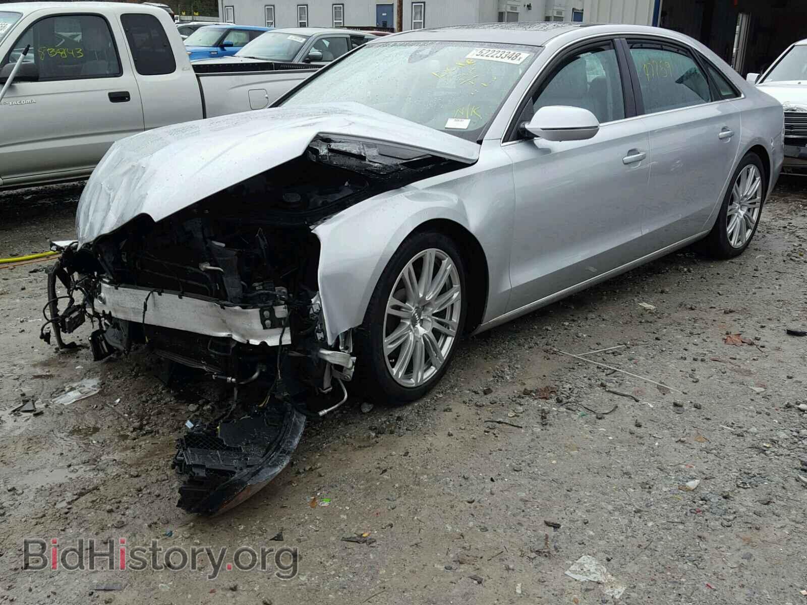2014 AUDI A8 - VIN: WAURGAFD3EN008930 - Фото 2