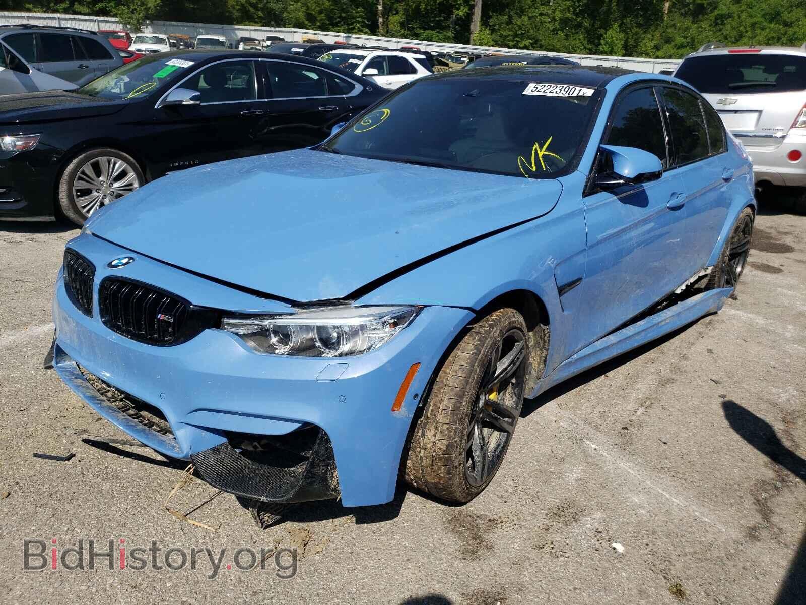 2015 BMW M3 - VIN: WBS3C9C56FP804800 - Фото 2