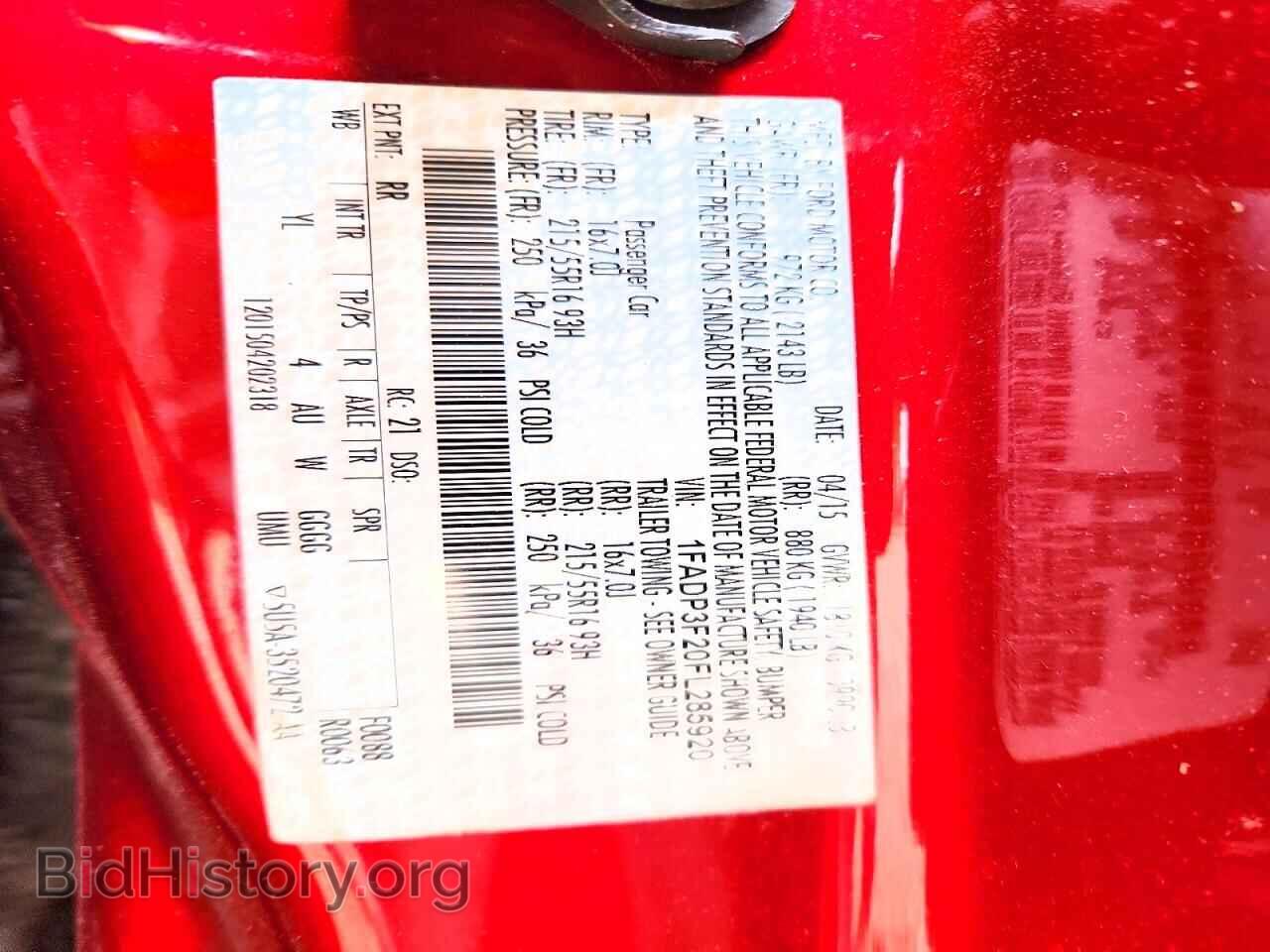 2015 FORD FOCUS - VIN: 1FADP3F20FL285920 - Фото 12