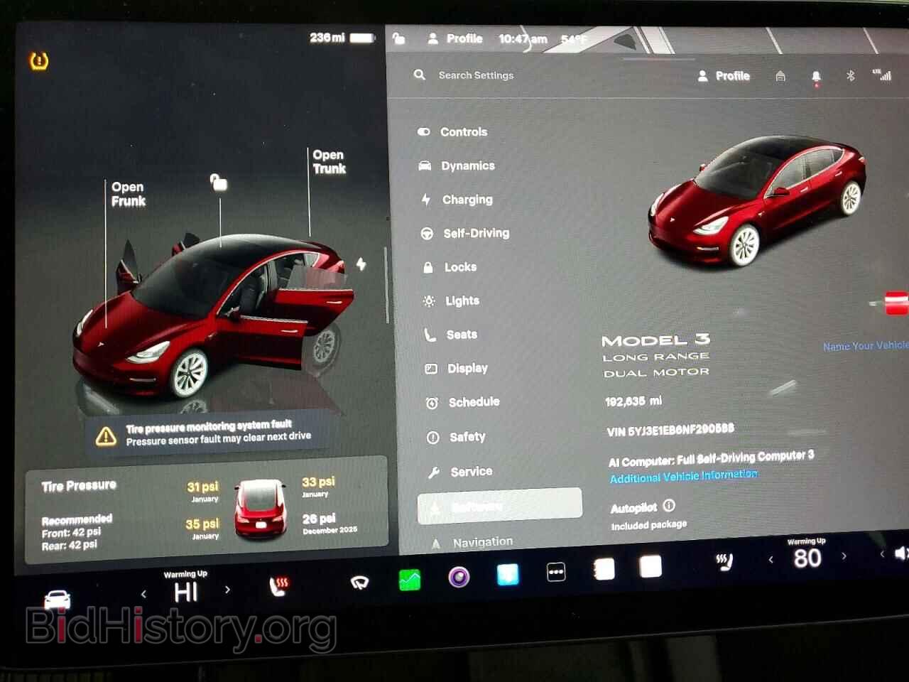 2022 TESLA MODEL 3 - VIN: 5YJ3E1EB6NF290588 - Photo 9