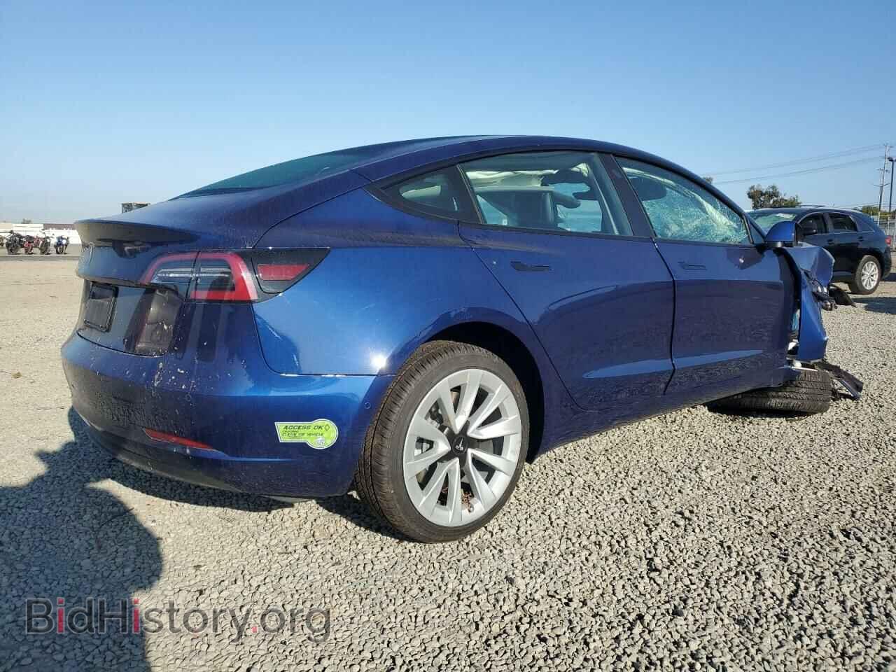 2022 TESLA MODEL 3 - VIN: 5YJ3E1EA8NF249760 - Фото 3
