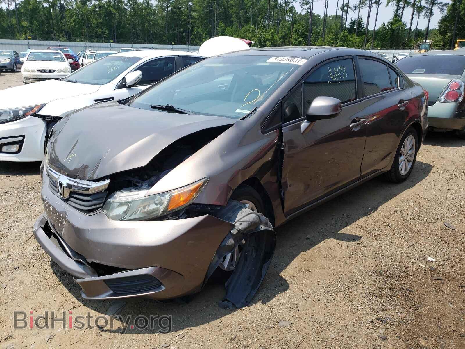 2012 HONDA CIVIC - VIN: 2HGFB2F95CH505295 - Фото 2