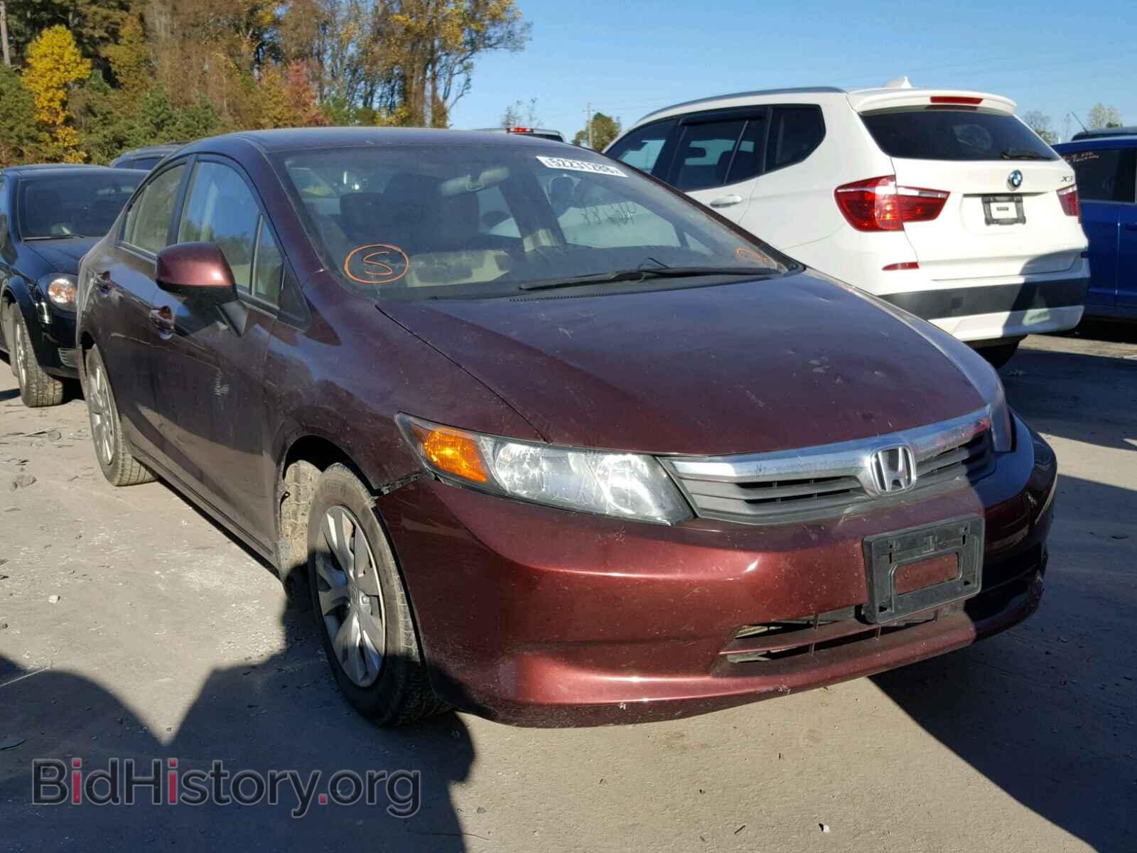 Фотография 19XFB2F50CE102381 - HONDA CIVIC LX 2012