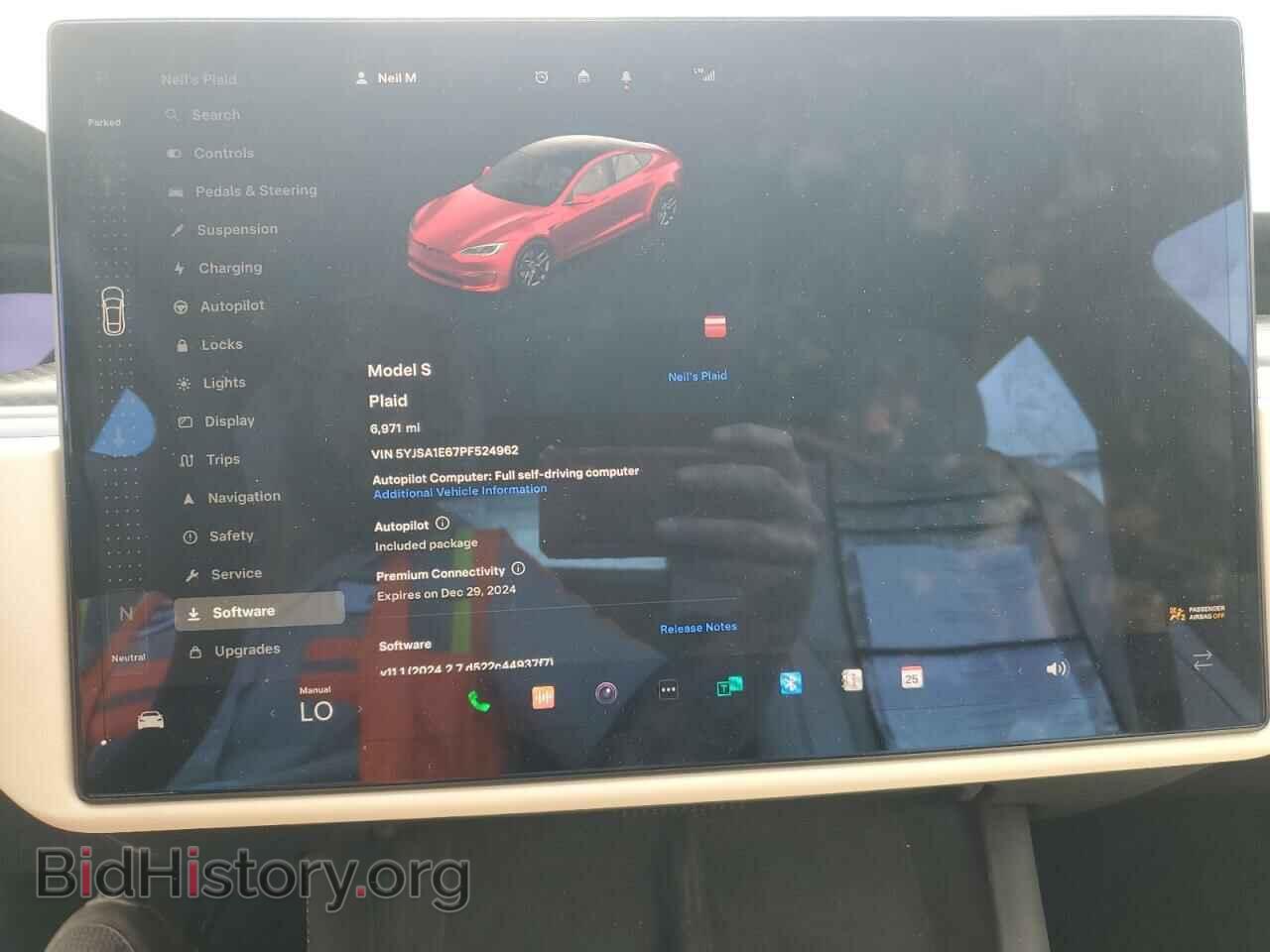 2023 TESLA MODEL S - VIN: 5YJSA1E67PF524962 - Photo 9